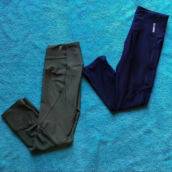 RBX Capri Yoga Leggings Pants Mesh Lot Of 2 XS - Picture 1 of 8